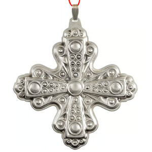 Reed & Barton 1972 Sterling Silver Christmas Cross Vintage Collectible Ornament